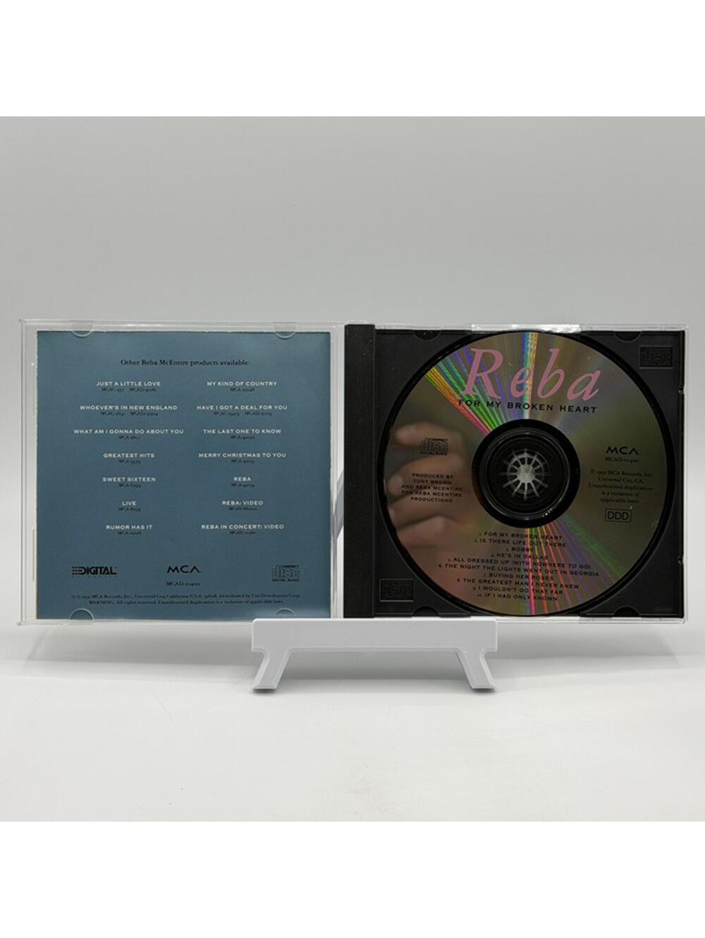 Reba McEntire - For My Broken Heart (1991) - Audio CD - Country - Picture 3 of 5